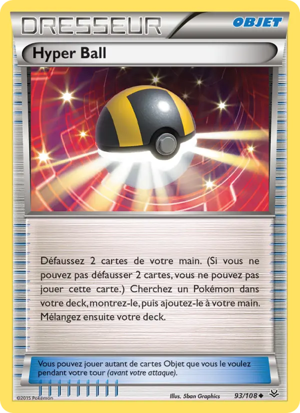 Scan HD carte Pokémon Hyper Ball 93/108 — Ciel Rugissant