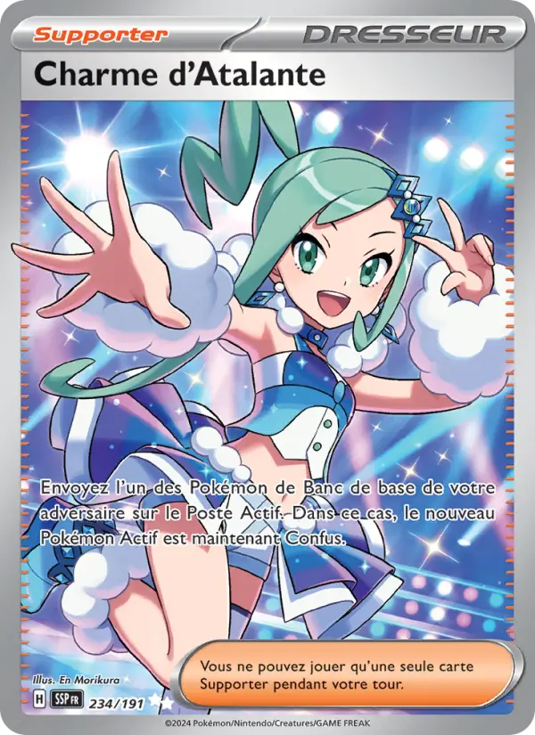 Scan HD carte Pokémon Charme d'Atalante 234/191 — Étincelles Déferlantes