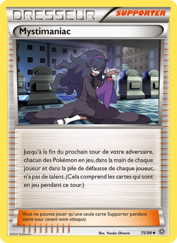 Scan HD carte Pokémon Mystimaniac 75/98 — Origines Antiques