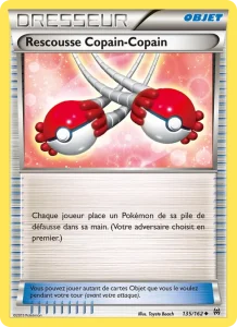Carte Pokemon Rescousse Copain-Copain 135/162 Impulsion Turbo
