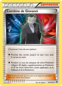Carte Pokemon Combine de Giovanni 138/162 Impulsion Turbo