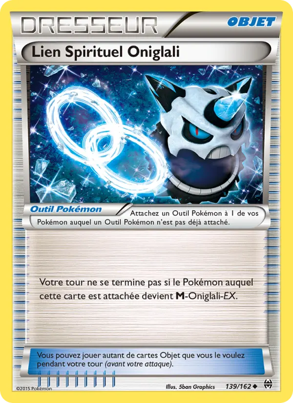 Scan HD carte Pokémon Lien Spirituel Oniglali 139/162 — Impulsion Turbo