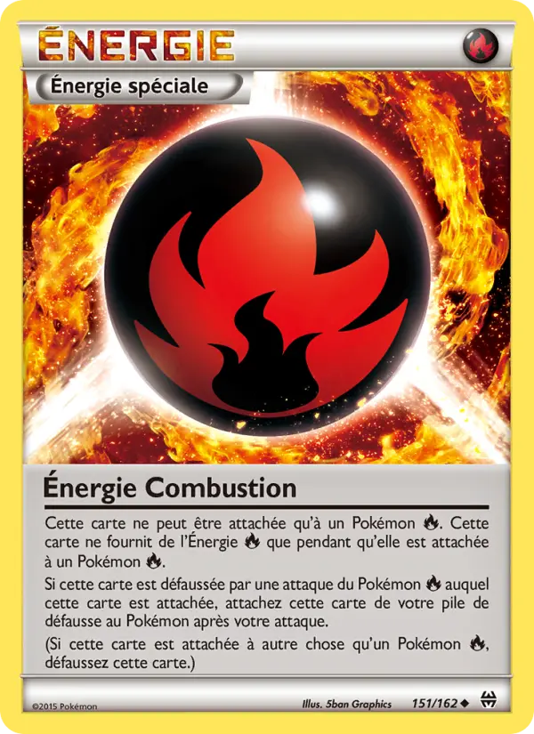 Scan HD carte Pokémon Énergie Combustion 151/162 — Impulsion Turbo