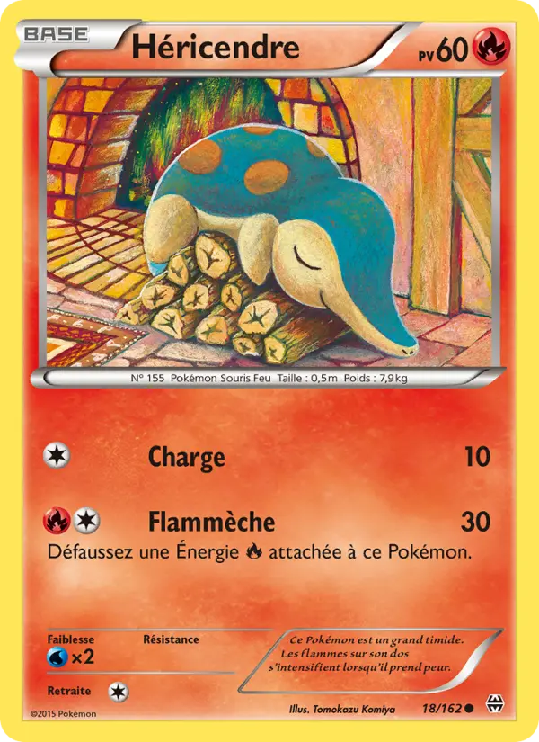 Scan HD carte Pokémon Héricendre 18/162 — Impulsion Turbo