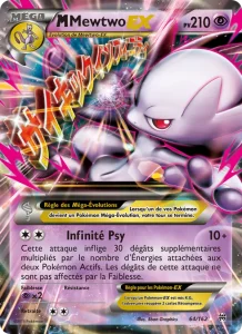 Carte Pokémon M-Mewtwo EX 64 Impulsion Turbo