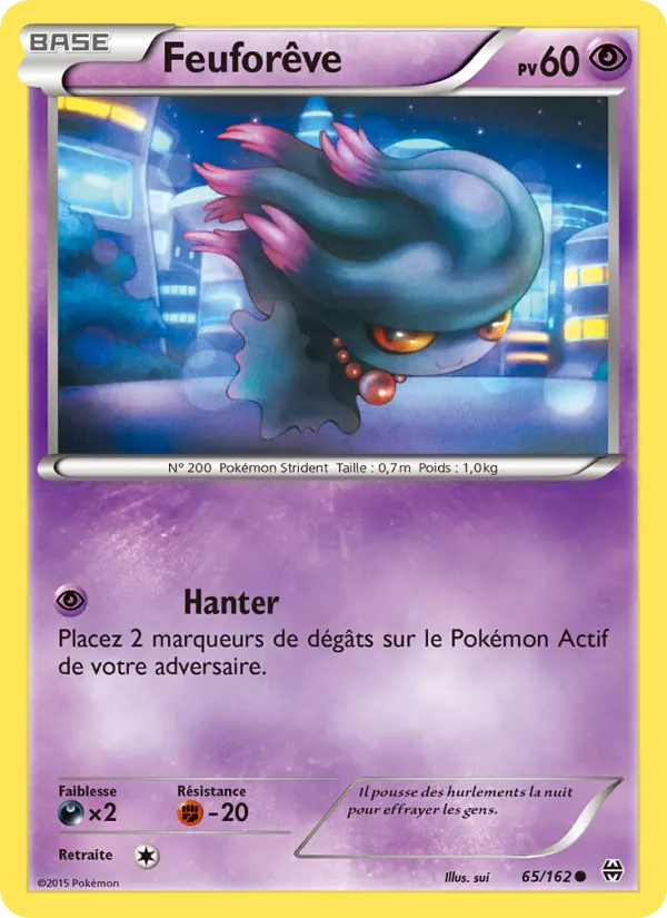 Scan HD carte Pokémon Feuforêve 65/162 — Impulsion Turbo