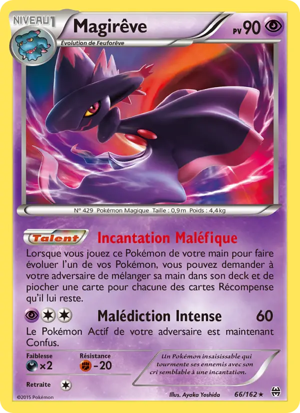 Scan HD carte Pokémon Magirêve 66/162 — Impulsion Turbo
