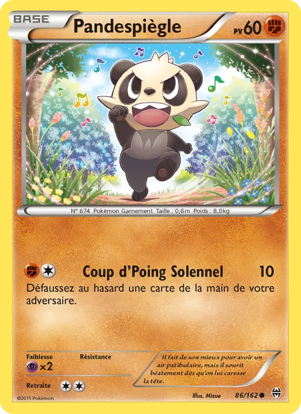 Scan HD carte Pokémon Pandespiègle 86/162 — Impulsion Turbo