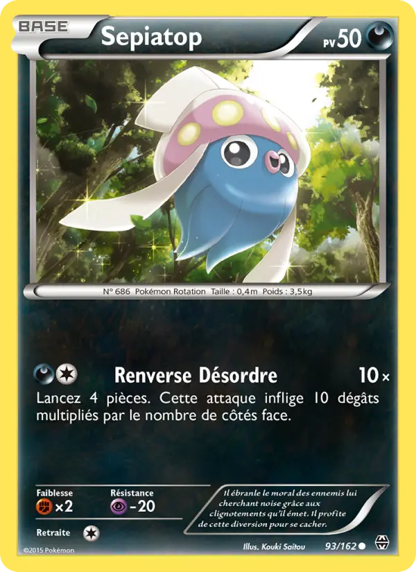 Scan HD carte Pokémon Sepiatop 93/162 — Impulsion Turbo