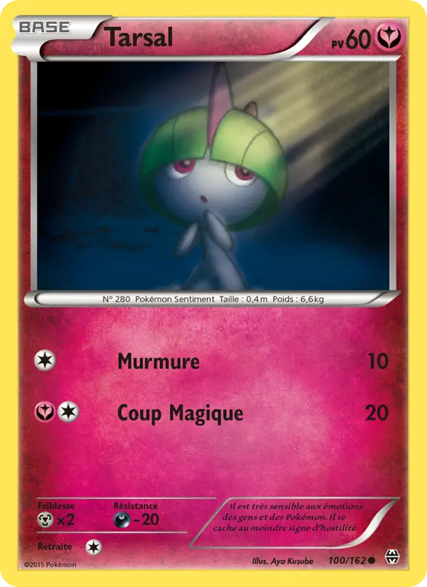 Scan HD carte Pokémon Tarsal 100/162 — Impulsion Turbo