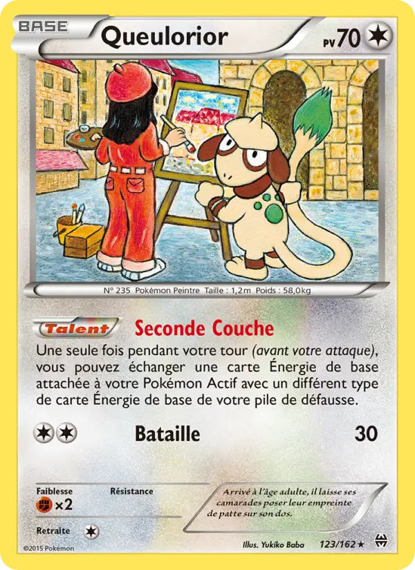 Scan HD carte Pokémon Queulorior 123/162 — Impulsion Turbo
