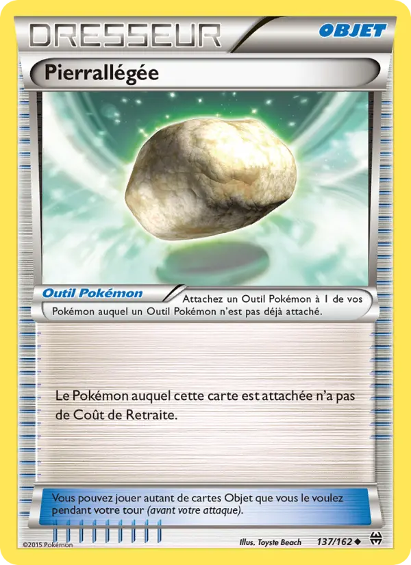 Scan HD carte Pokémon Pierrallégée 137/162 — Impulsion Turbo