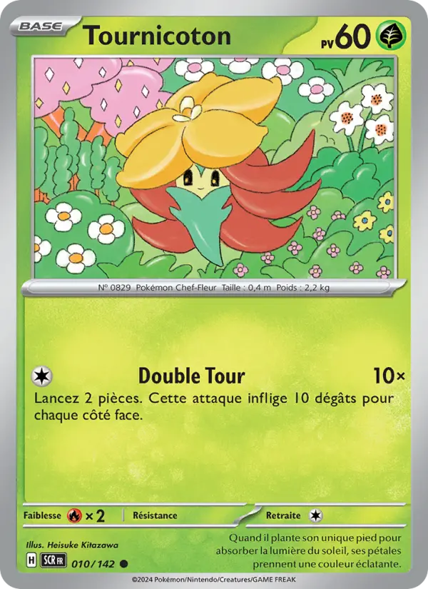 Scan HD carte Pokémon Tournicoton 010/142 — Couronne Stellaire