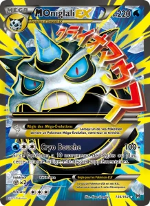 Carte Pokemon M-Oniglali EX 156/162 Impulsion Turbo