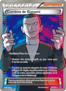 Carte Pokemon Combine de Giovanni 162/162 Impulsion Turbo