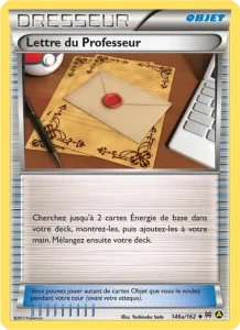 Carte Pokemon Lettre du Professeur 146a/162 Impulsion Turbo