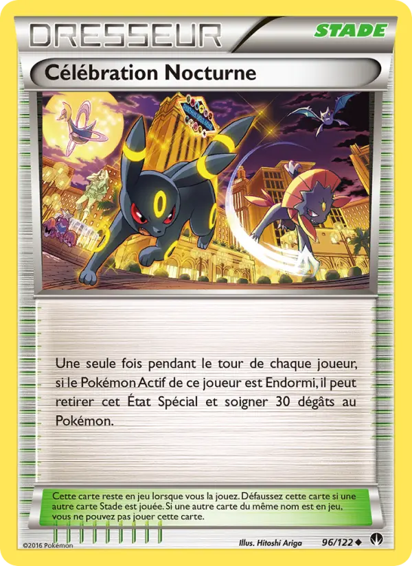 Scan HD carte Pokémon Célébration Nocturne 96/122 — Rupture Turbo