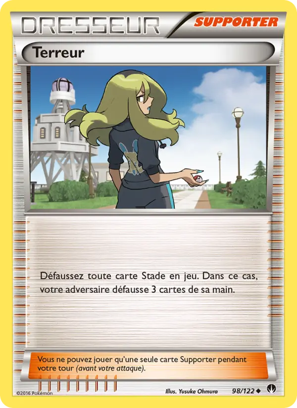 Scan HD carte Pokémon Terreur 98/122 — Rupture Turbo