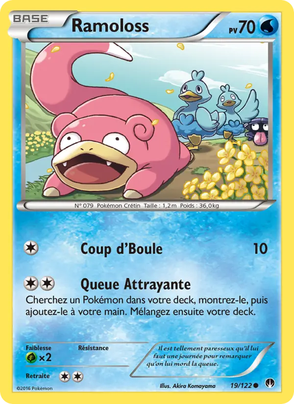 Scan HD carte Pokémon Ramoloss 19/122 — Rupture Turbo