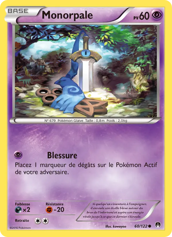 Scan HD carte Pokémon Monorpale 60/122 — Rupture Turbo