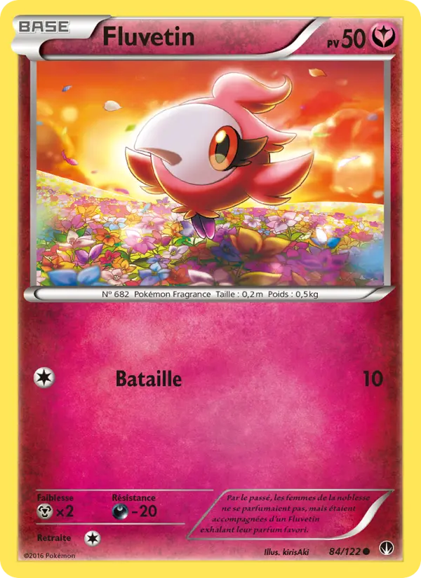 Scan HD carte Pokémon Fluvetin 84/122 — Rupture Turbo
