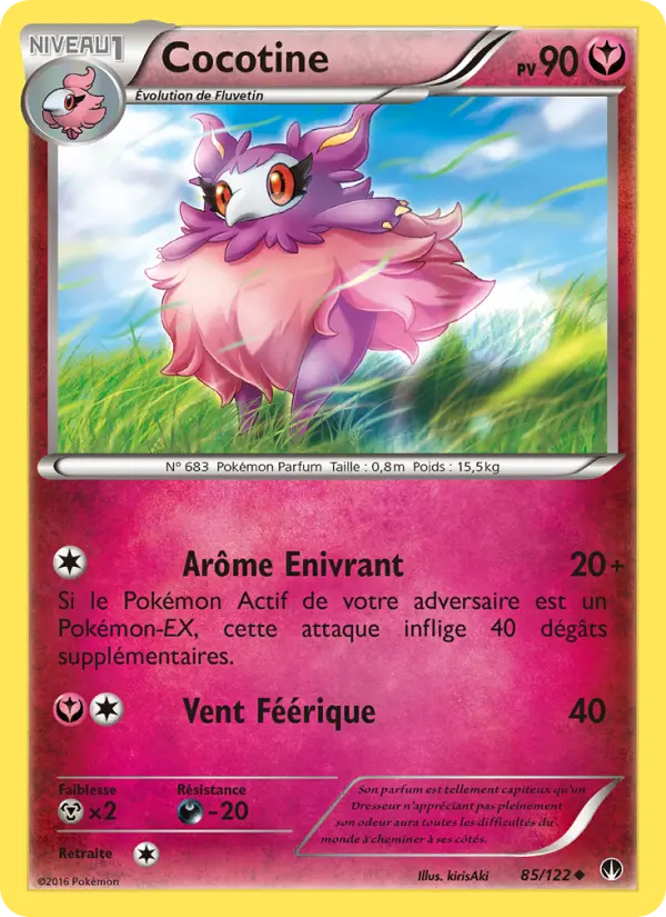 Scan HD carte Pokémon Cocotine 85/122 — Rupture Turbo