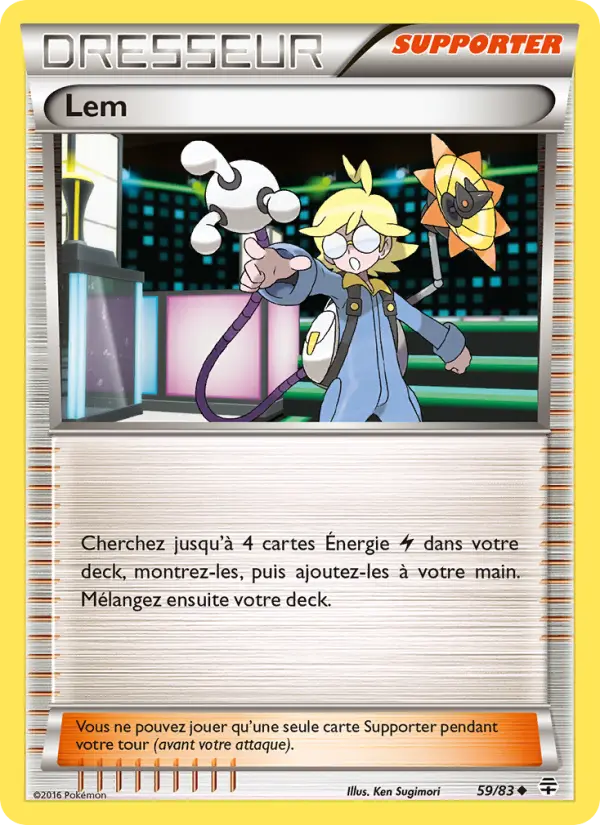 Scan HD carte Pokémon Lem 59/83 — Générations