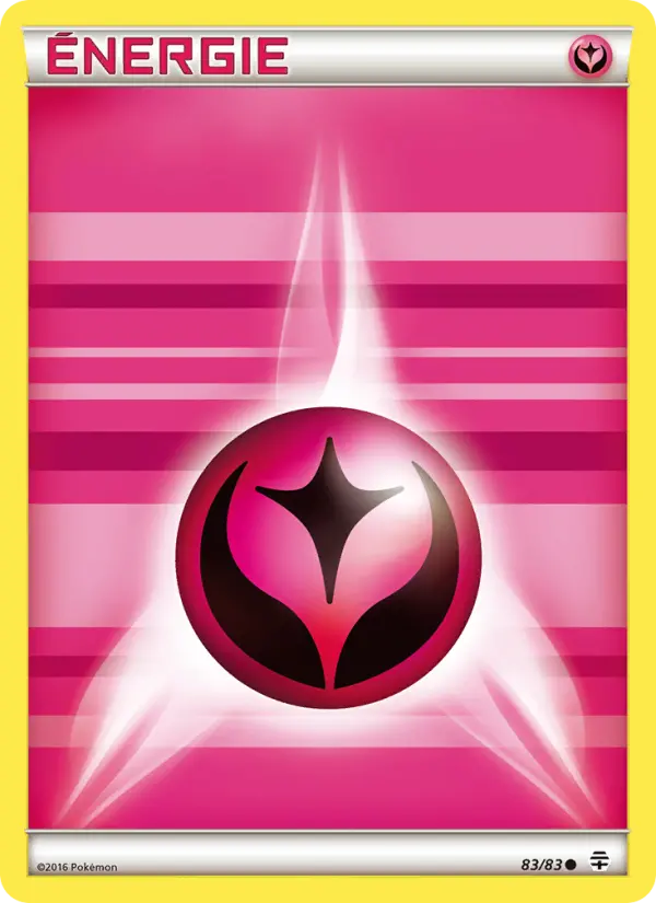 Scan HD carte Pokémon Énergie Fairy de base 83/83 — Générations