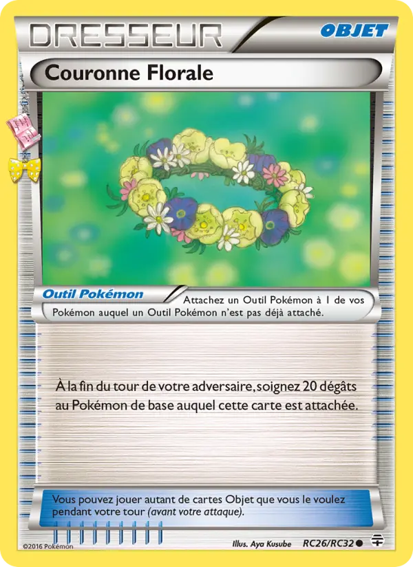 Scan HD carte Pokémon Couronne Florale RC26/83 — Générations