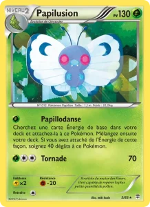 Carte Pokémon Papilusion 5/83