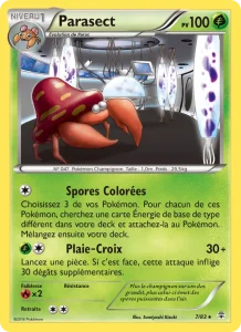 Carte Pokémon Parasect 7/83