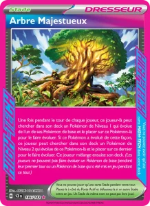 Carte Pokemon Arbre Majestueux 136/142 Couronne Stellaire