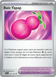 Carte Pokemon Baie Yapap 141/142 Couronne Stellaire