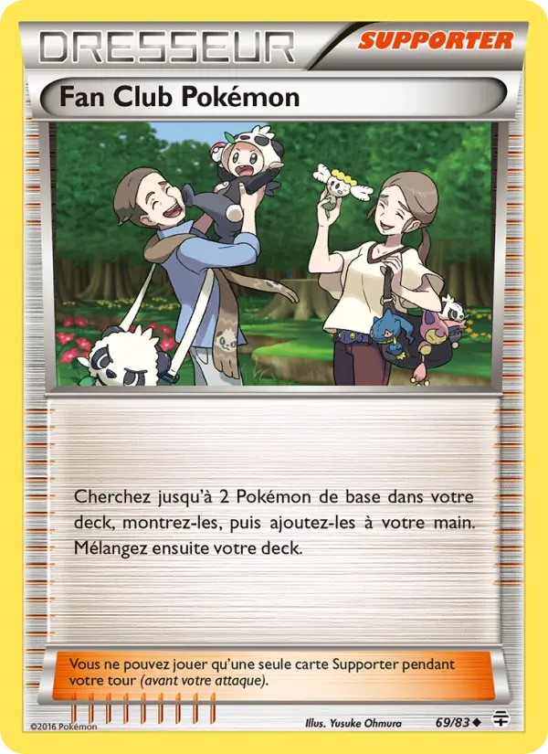 Scan HD carte Pokémon Fan Club Pokémon 69/83 — Générations