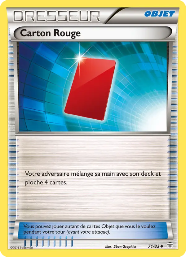 Scan HD carte Pokémon Carton Rouge 71/83 — Générations