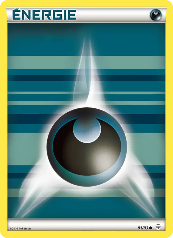 Scan HD carte Pokémon Énergie Darkness de base 81/83 — Générations