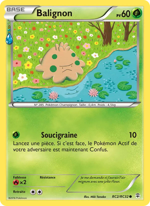 Scan HD carte Pokémon Balignon RC2/83 — Générations