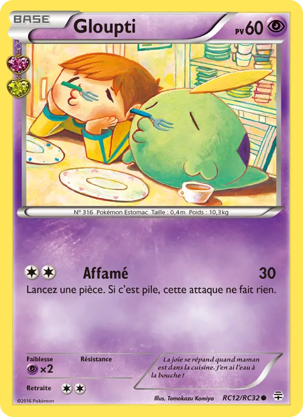Scan HD carte Pokémon Gloupti RC12/83 — Générations