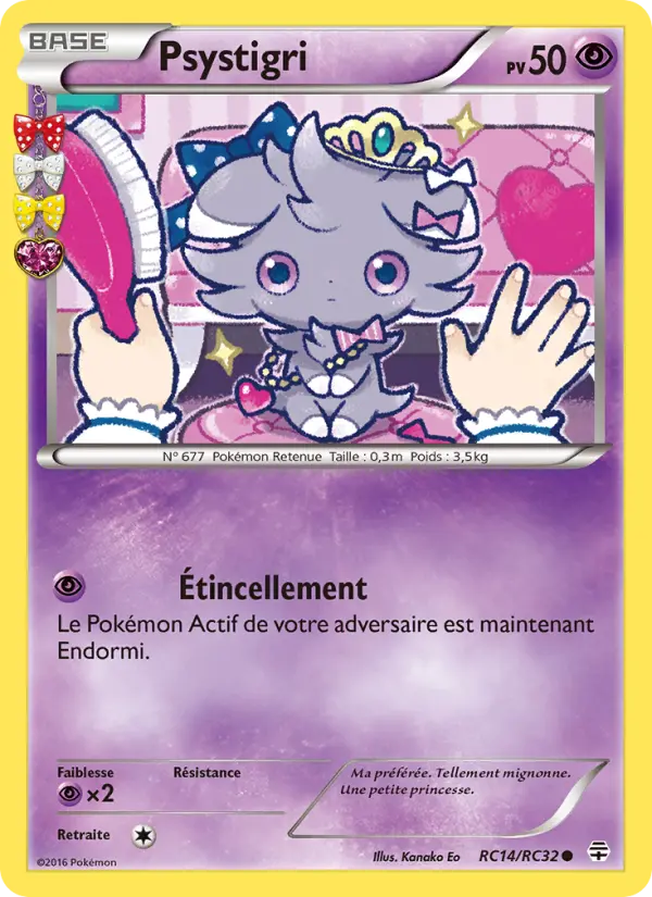 Scan HD carte Pokémon Psystigri RC14/83 — Générations