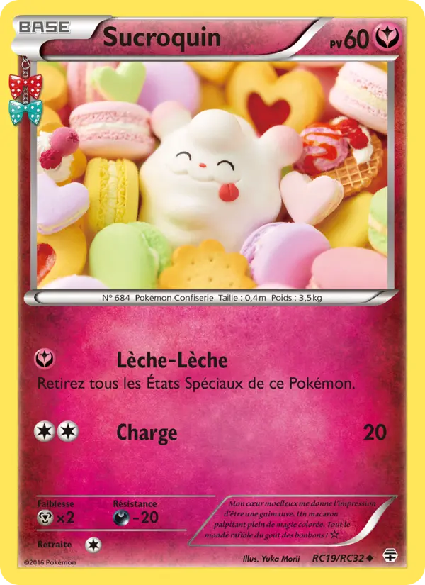 Scan HD carte Pokémon Sucroquin RC19/83 — Générations