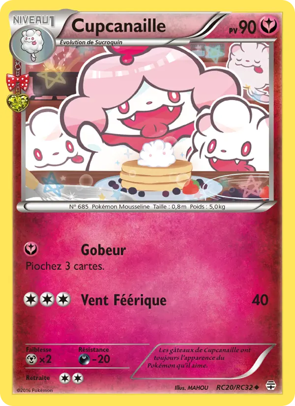 Scan HD carte Pokémon Cupcanaille RC20/83 — Générations