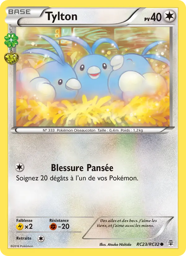 Scan HD carte Pokémon Tylton RC23/83 — Générations