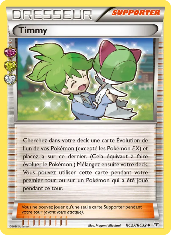 Scan HD carte Pokémon Timmy RC27/83 — Générations