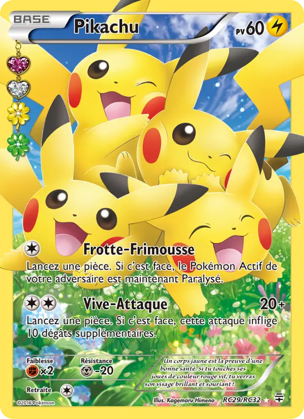 Scan HD carte Pokémon Pikachu RC29/83 — Générations