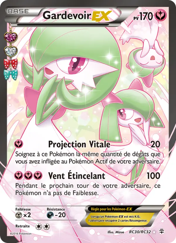 Scan HD carte Pokémon Gardevoir-EX RC30/83 — Générations