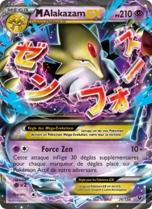 Carte Pokemon M-Alakazam EX 26/124 Impact des Destins
