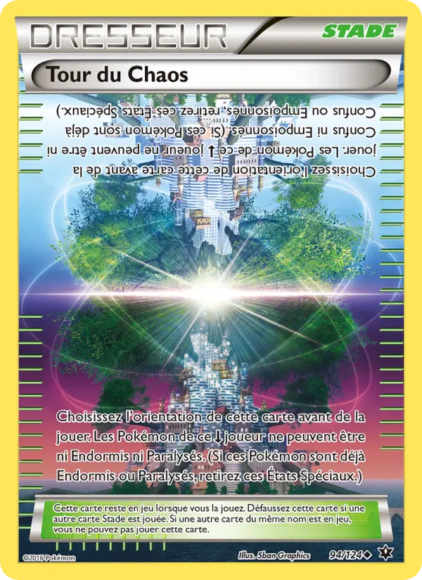 Scan HD carte Pokémon Tour du Chaos 94/124 — Impact des Destins