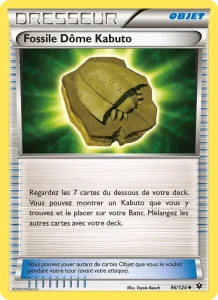 Carte Pokemon Fossile Dôme Kabuto 96/124 Impact des Destins