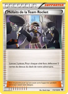 Carte Pokemon Méfaits de la Team Rocket 112/124 Impact des Destins