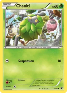 Carte Pokémon Cheniti 2/124